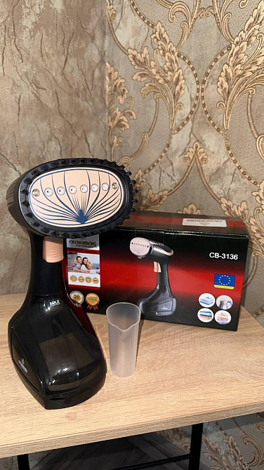 Ручний відпарювач Crownberg CB-3136 для одягу, вертикальний, портативний, з насадками Одеса - фото 4