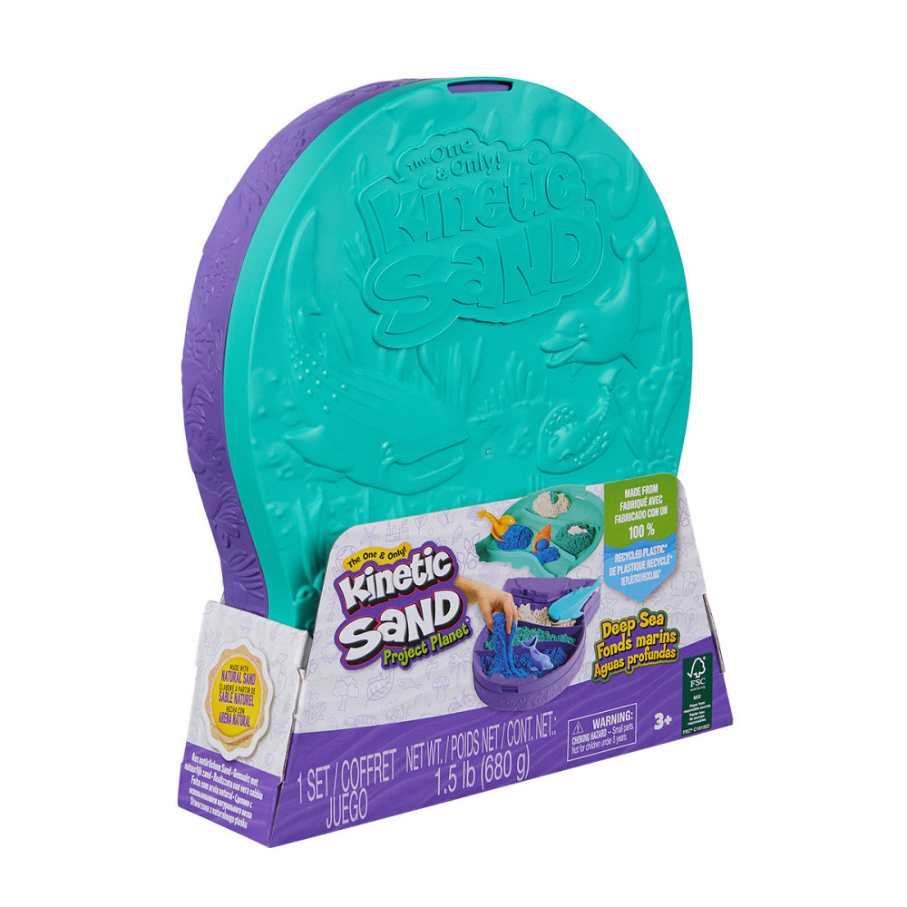 Набір піску для дитячої творчості - Kinetic Sand Морські глибини Дніпро - фото 1