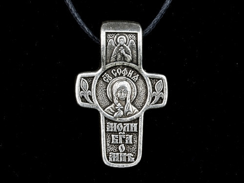 Хрест натільний іменний Софія Київ - фото 1
