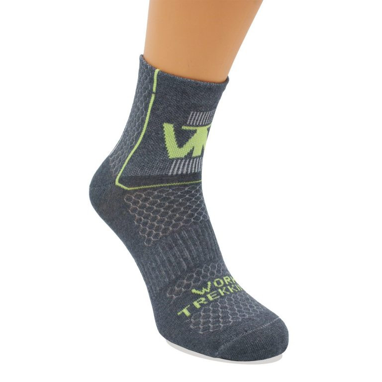 Шкарпетки спортивні трекінгові демісезонні посилені середні WORK TREKKING Світло-сірий 44-46 Суми - фото 1