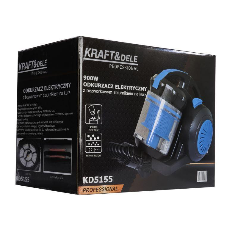 Электрический пылесос без мешка Kraft&Dele KD5155 Черкассы - изображение 17