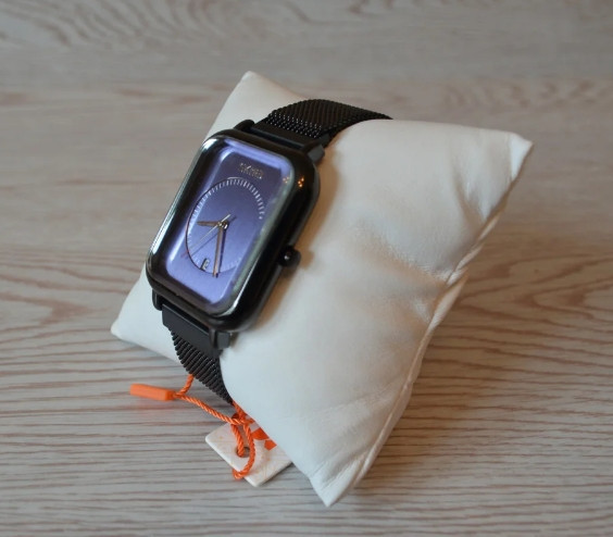 Класичний чоловічий наручний годинник Skmei 9207 Чорні з синім циферблатом Київ - фото 7