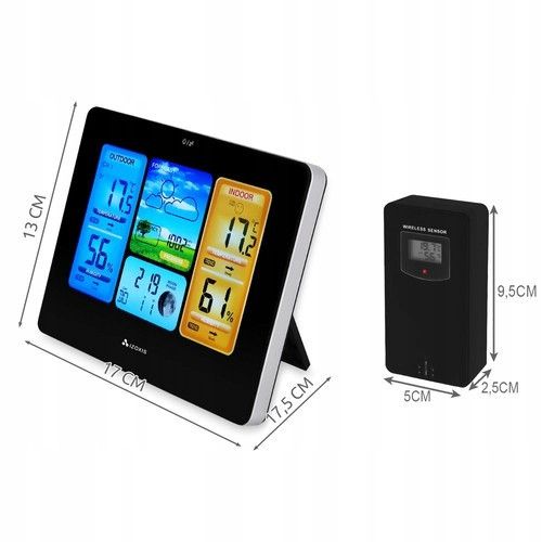 Бездротова Метеостанція погоди з ЖК-дисплеєм до 60 метрів Izoxis (22452) Нововолинськ - фото 8