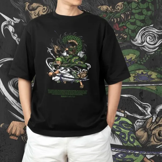 Футболка мужская с принтом Ван Пис Zoro Rononoa Размер 48 Anime0259 Днепр