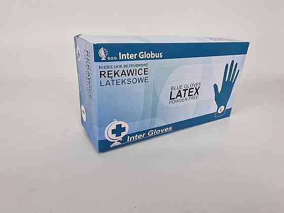 Гумові рукавички "Ambulance" Inter Globus 50 шт. (L) (1 пачка) Харків