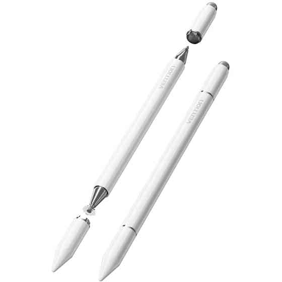 Стилус VENTION 3-in-1 Magnetic Stylus Pen White Aluminum Alloy Type (KQLW0) Винница