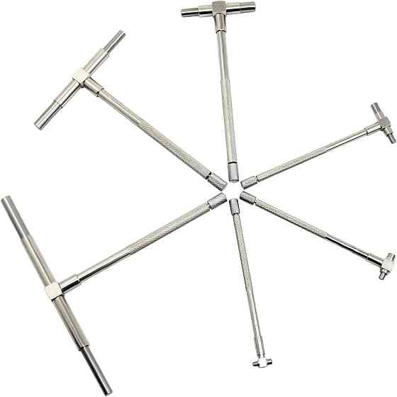 Нутроміри телескопічні набір 6 шт 8-150мм металеві штихмаси для вимірювання отворів Київ