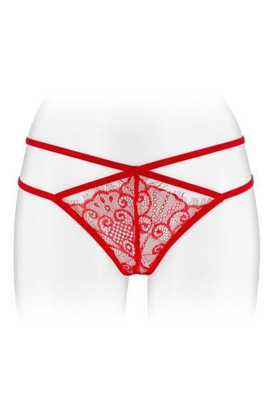Трусики-стринги Fashion Secret MYLENE Red с двойной линией бедра Sex Aura Киев - изображение 1