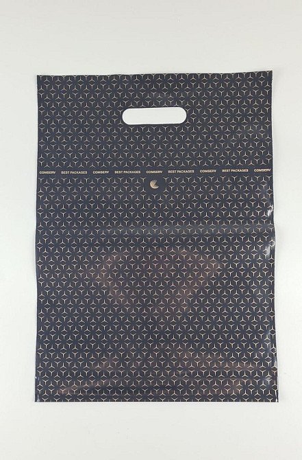 Пакет\прорезн\р (30*40) Мерседес черный 