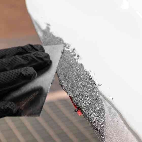 Шпаклівка з алюмінієвими пластівцями 