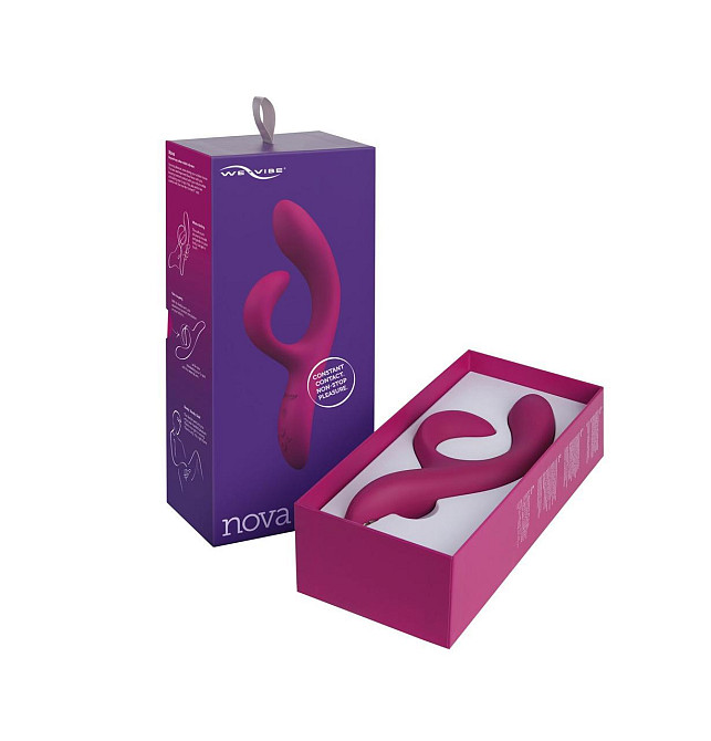 Смарт вибратор-кролик We-Vibe Nova Fuchsia, эргономичный, регулируемый угол наклона ствола Sex Aura Киев - изображение 7