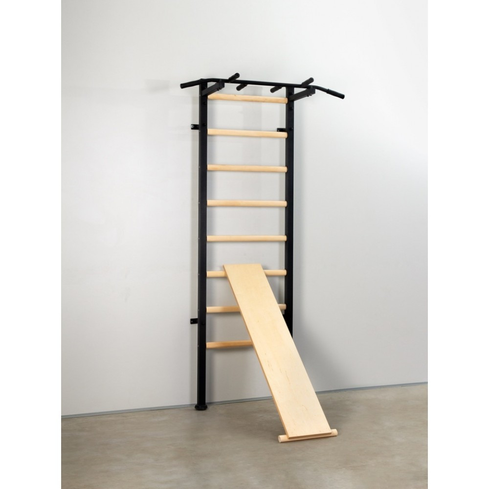 Шведская стенка с доской ЛФК Power Wood для детей и взрослых металлическая с деревянными перекладинами Каменское - изображение 7