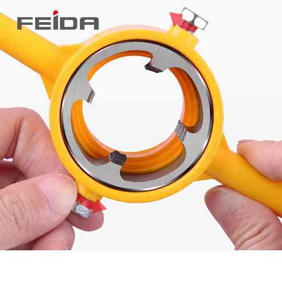 Набір сантехнічний ручний для нарізки різьби пластикових ППР труб, 6 предметів, інструмент Київ