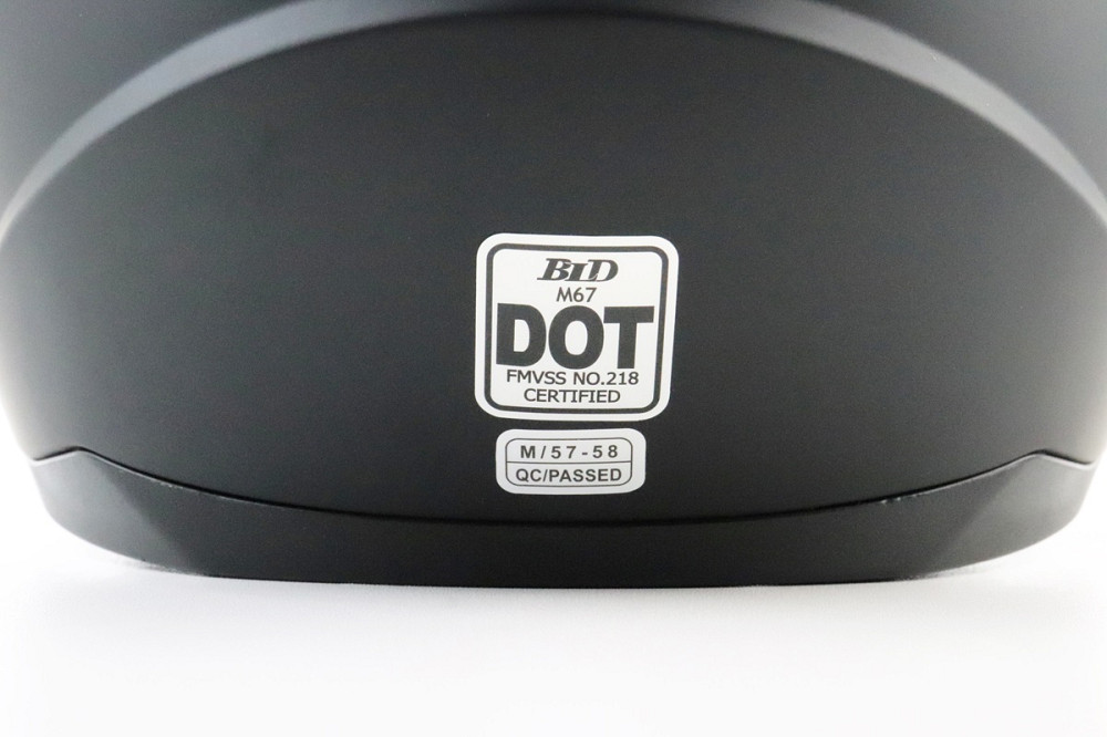 Шолом інтеграл, закритий (сертифікація DOT)+відкидні окуляри BLD-M67 М (57-58см), ЧОРНИЙ матовий Киев - изображение 9