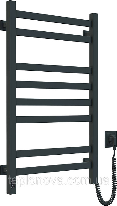 Электрическое полотенцесушитель NAVIN Авангард 480×800 Sensor правый, антрацит Черновцы - изображение 1