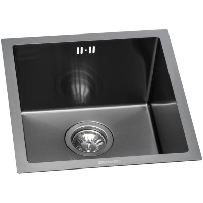 Мойка кухонная GRANADO Under top mini STEEL S201 black (GS10201B) Винница - изображение 2