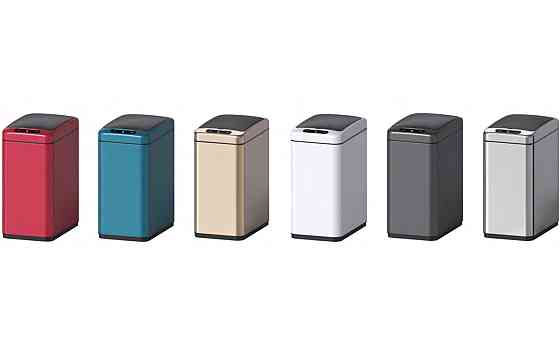 Відро для сміття сенсорне прямокутне Koer TC-020408-02 8 л колір нержавійка (KR5588) Київ