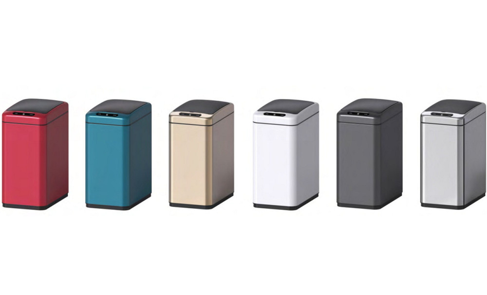 Відро для сміття сенсорне прямокутне Koer TC-020408-02 8 л колір нержавійка (KR5588) Київ - фото 4