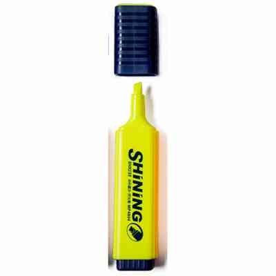 Маркер Baoke текстовый, 2-4 мм желтый Shining (MARK-TXT-BAO-MP4904Y) Винница