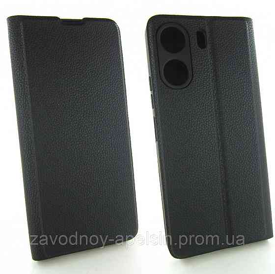 Чохол-книжка Xiaomi Redmi 13С Poco C65 Захист камери (чорний) Одеса