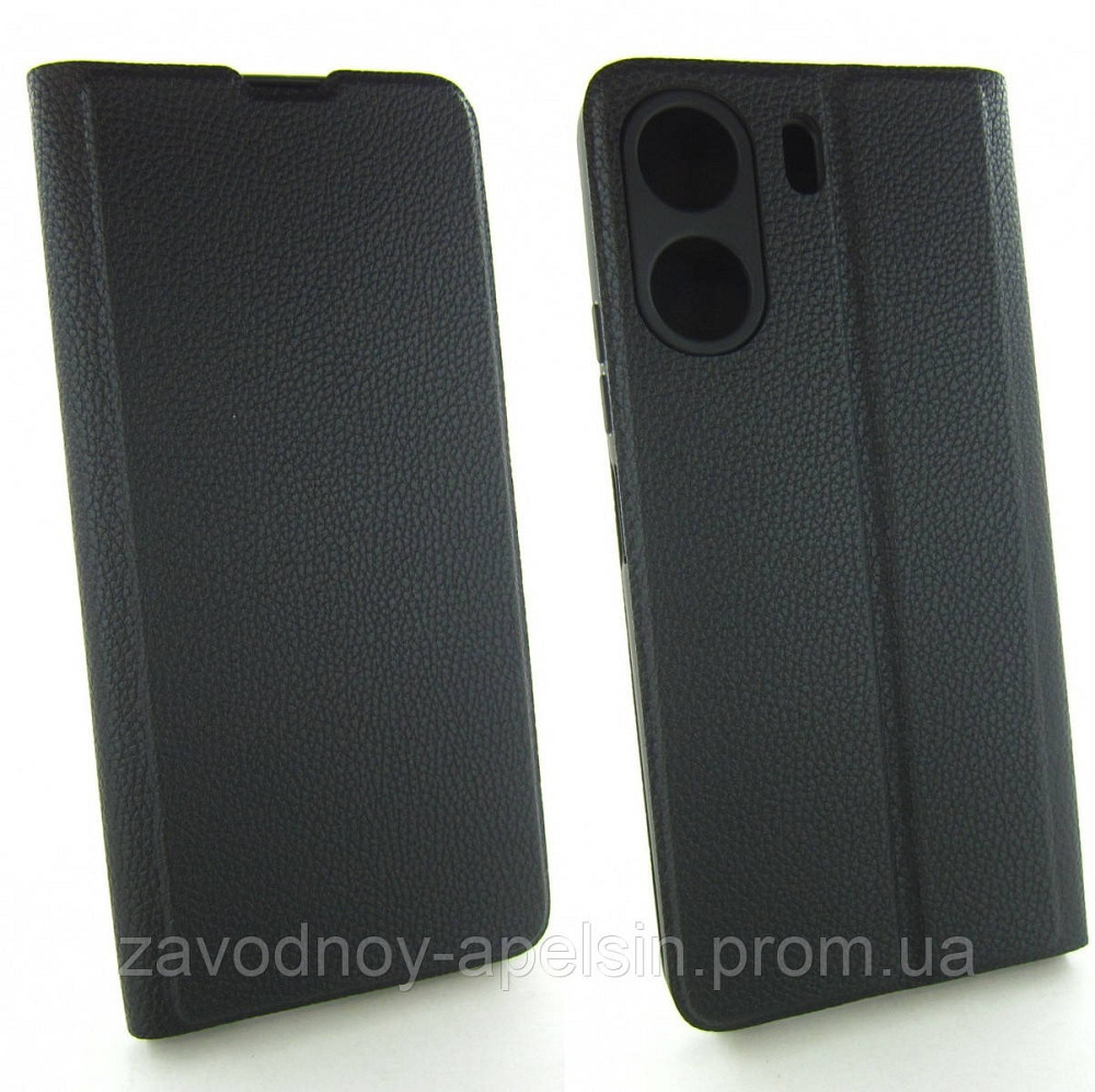 Чохол-книжка Xiaomi Redmi 13С Poco C65 Захист камери (чорний) Одеса - фото 1