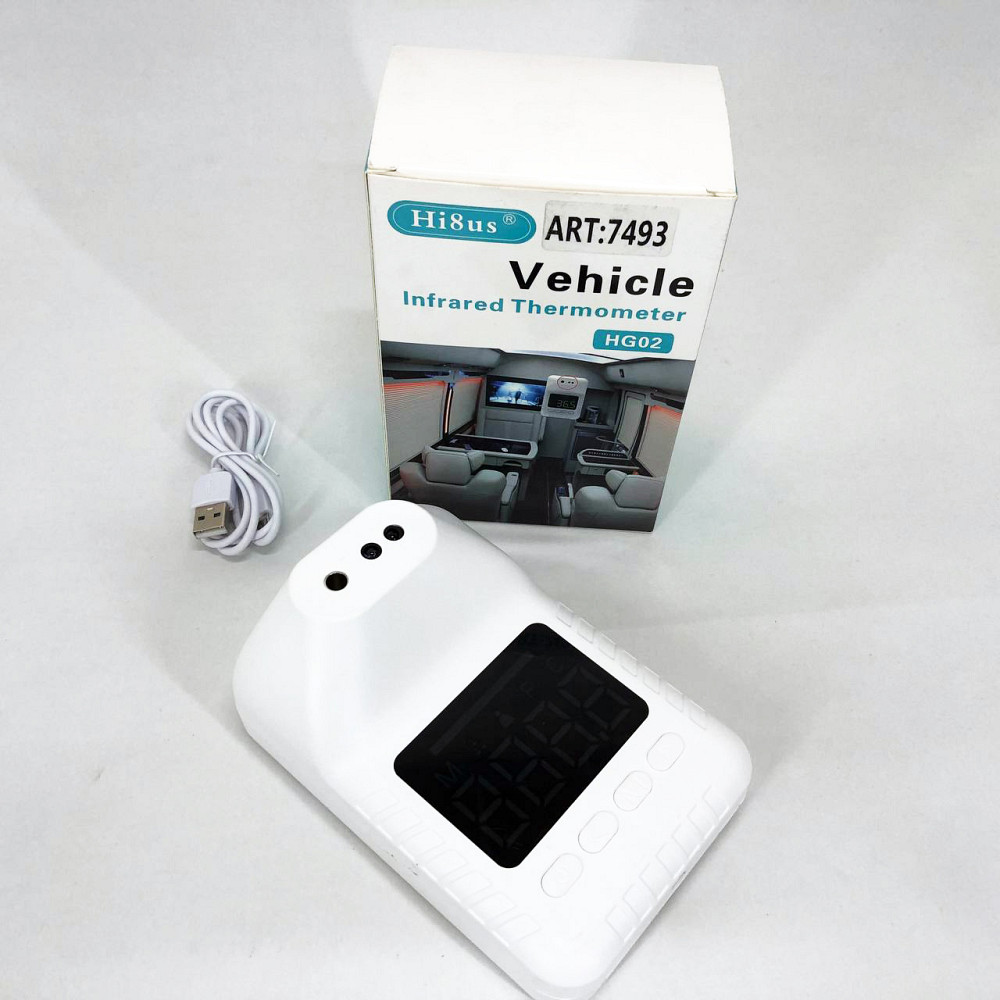 Стаціонарний безконтактний термометр Hi8us HG 02 з голосовими повідомленнями, Термометр електронний GF-70 Львів - фото 17