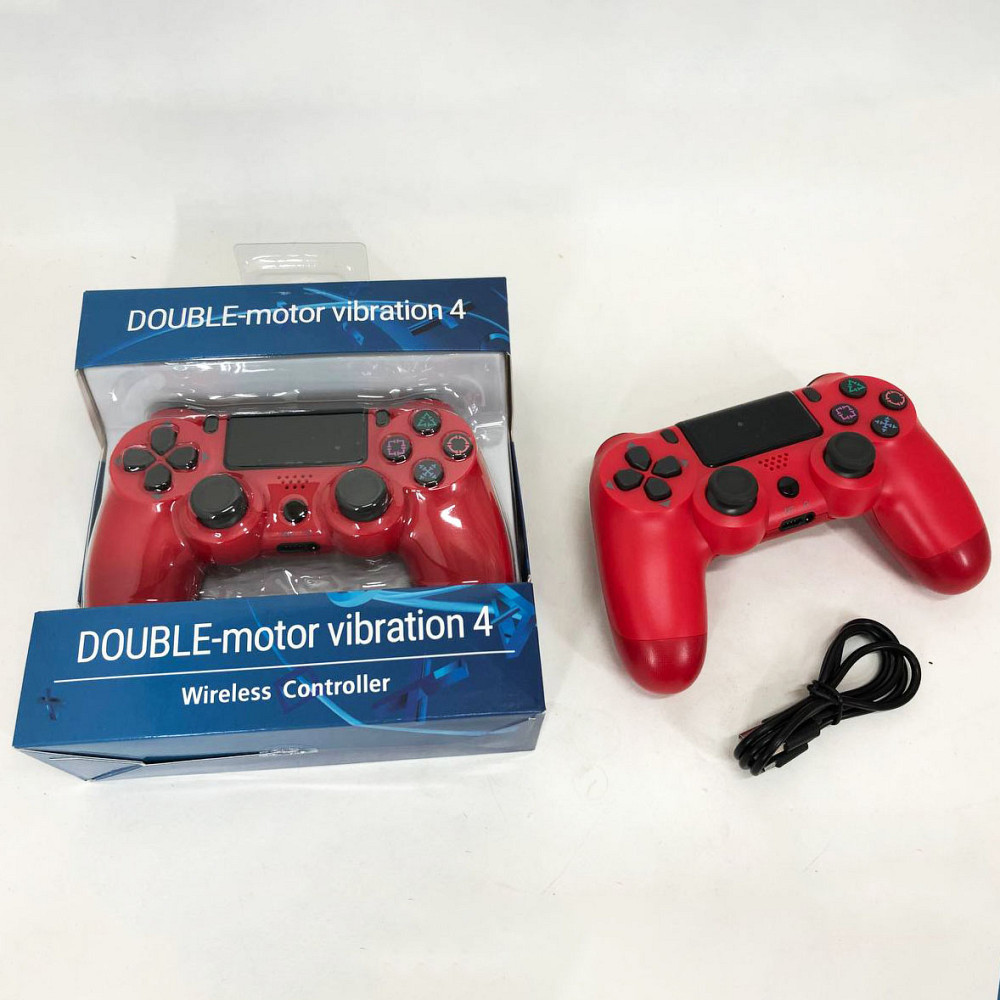Джойстик DOUBLESHOCK для PS 4, бездротовий ігровий геймпад PS4/PC акумуляторний джойстик. Колір: червоний ST-20 Львів - фото 12