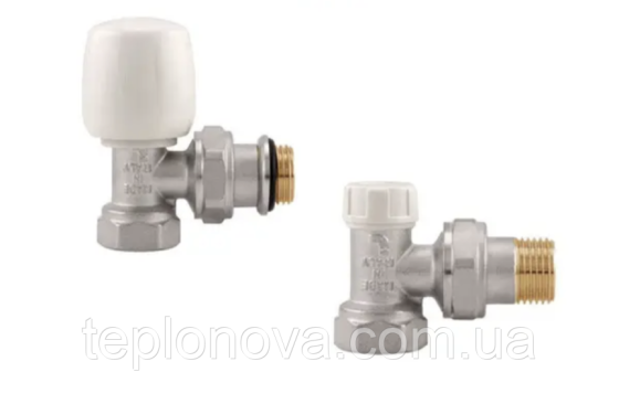 Крани радіаторні ITAP кутові 1/2" Італія (Комплект 394S + 396S) Чернівці