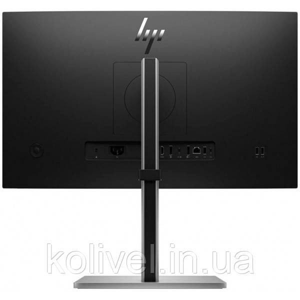 TFT 23.8" HP E24u G5, IPS, 75Hz, HDMI, 2xDP, USB-C, RJ-45, HAS, Pivot, чорно-сріблястий (6N4D0AA) Київ - фото 5