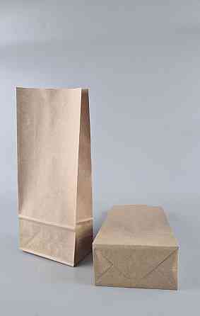 Пакет паперовий 26*11*6см 70 г\м2 коричневий з дном уп. 25 шт. Харків