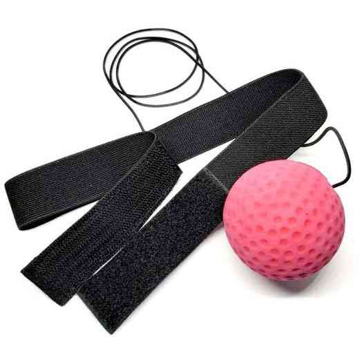 Файтбол на голову тренажер мяч для бокса на реакцию для отработки удара повязка мячик боксерский эспандер XJ-47 Ивано-Франковск