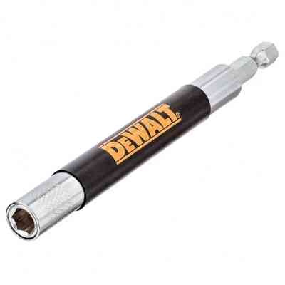Держатель для бит DeWALT магнитный с направляющей гильзой, L= 120 мм, хвостовик 1/4, 6.3 мм (DT7702) Винница