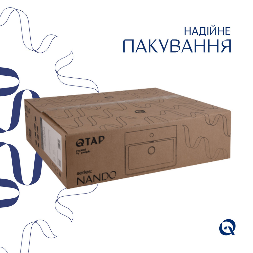 Раковина Qtap Nando LT 500х420х130 White QT12116146AW Київ - фото 5