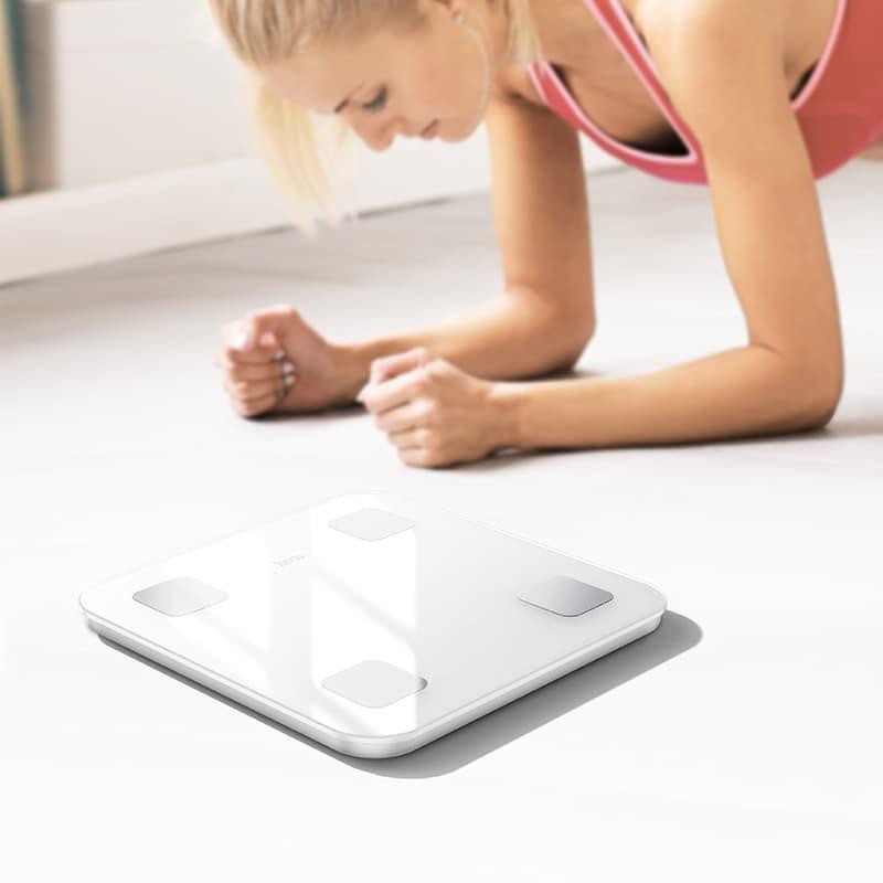 Ваги підлогові HOCO HI21 Smart body fat scale White Одеса - фото 8