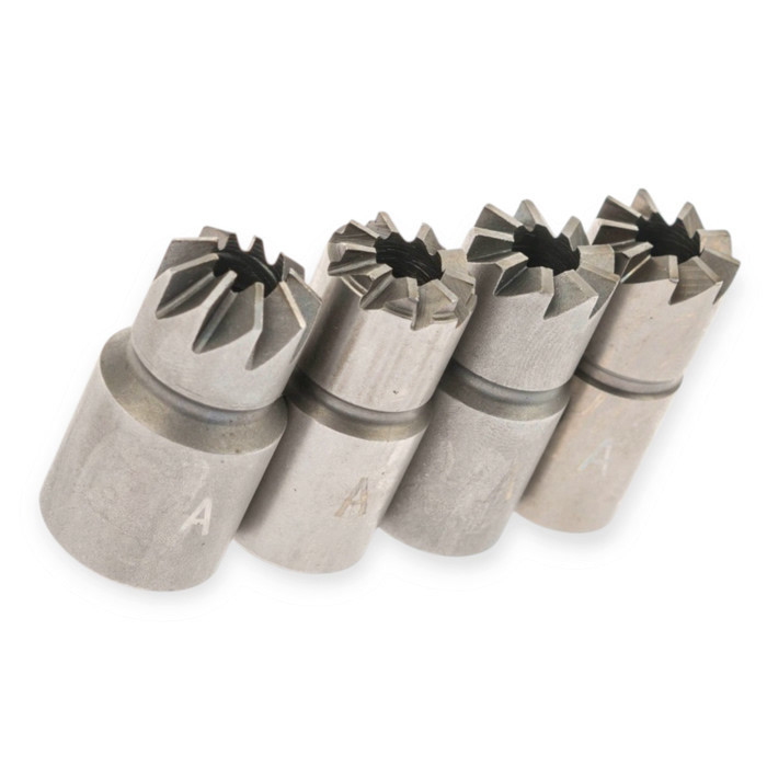 Розгортки для чищення сідел дизельних форсунок 4шт, 15-19мм (футляр) Мукачево - фото 1