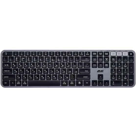 Клавіатура бездротова 2E KS240 WL BT Gray (2E-KS240WG_UA) Сірий Харків