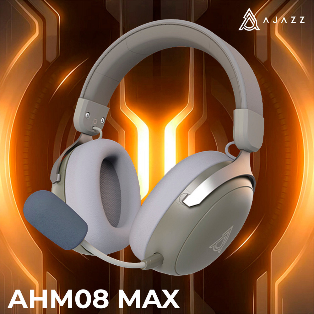 Bluetooth-гарнітура Ajazz AHM08 MAX 3-Mode Grey (AHM08-MAX-GW) ( 23787 ) Харьков - изображение 7
