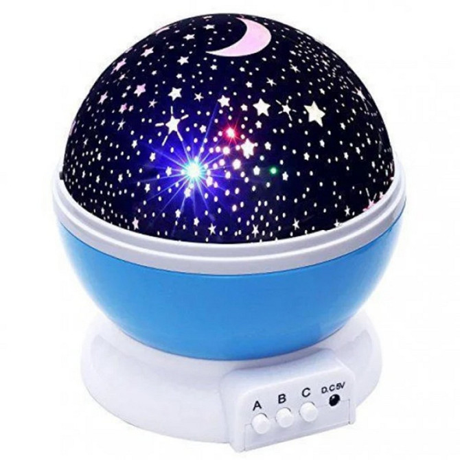 Ночник звездное небо Star Master NEW BIG USB-кабель или 4 батарейки ААА, Создаёт движущиеся проекции Киев - изображение 2
