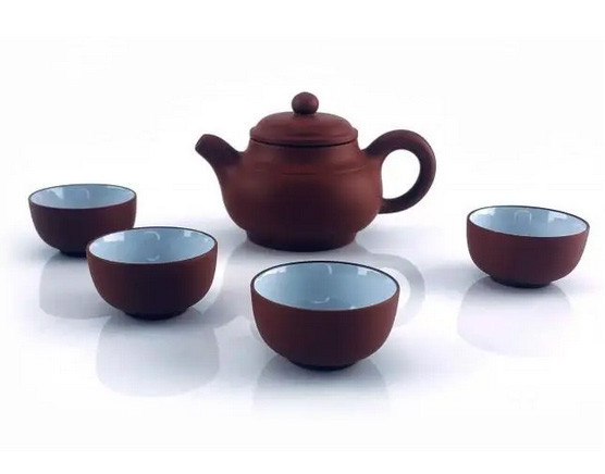 Сервиз глиняный коричневый Киев - изображение 1