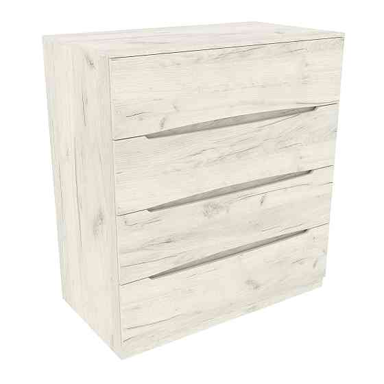 Комод Дельта №1, Дуб Крафт Білий, 1090/610/1200 Львів