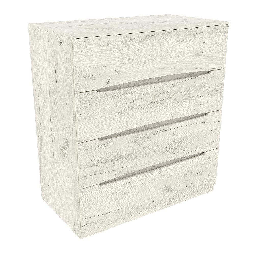 Комод Дельта №1, Дуб Крафт Білий, 1090/610/1200 Львів - фото 1