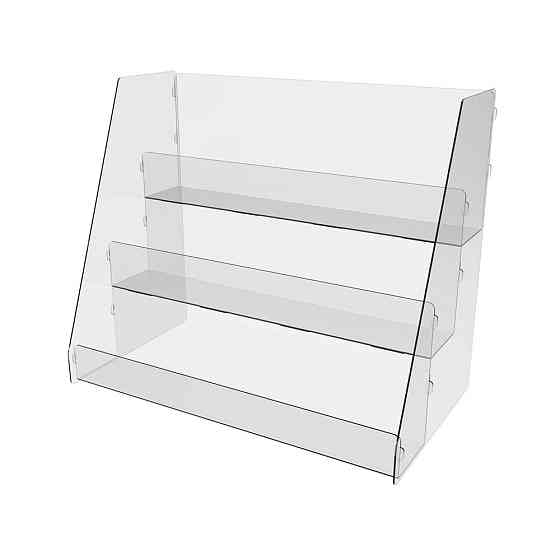 Товарна горка EKOSTAR на 3 комірки з акрила 345х195х290 Київ