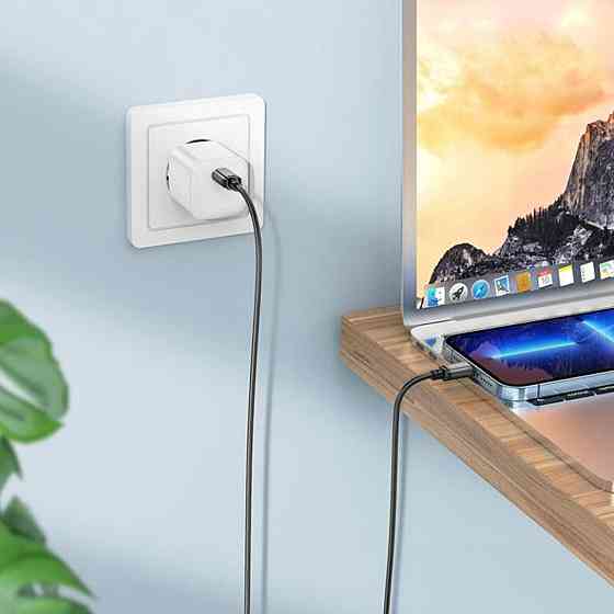 Кабель Type-C - Lightning BOROFONE BX87 Sharp PD живлення та передачі даних колір чорний BX87LPB Одеса