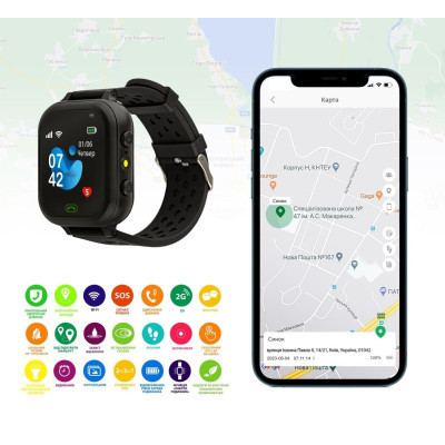 Смарт-годинник Amigo GO009 Black (996382) Вінниця - фото 7