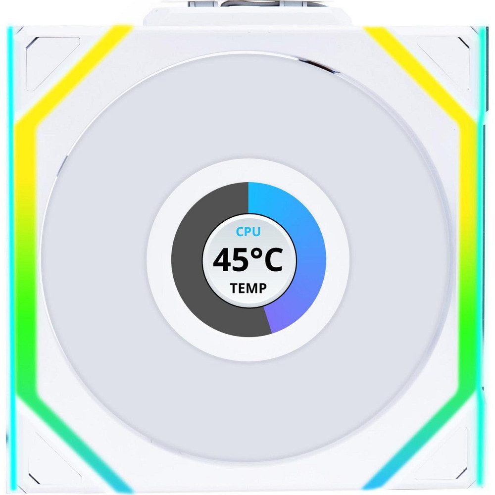 Вентилятор Lian Li Uni Fan SL Wireless LCD Reverse 120-1 White (G99.12RSLLCD1W1W.00) ( 16850 ) Харьков - изображение 1