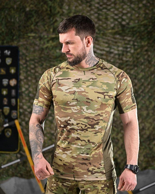Тактическая потоотводящая футболка SSO  мультикам  МТ5089 Одесса - изображение 4