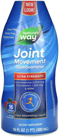 Глюкозамин для суставов Nature's Way Joint Movement Glucosamine 480 мл вкус ягод Киев