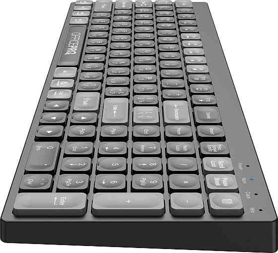 Клавіатура бездротова OfficePro SK985B Bluetooth Black Чорний Харьков