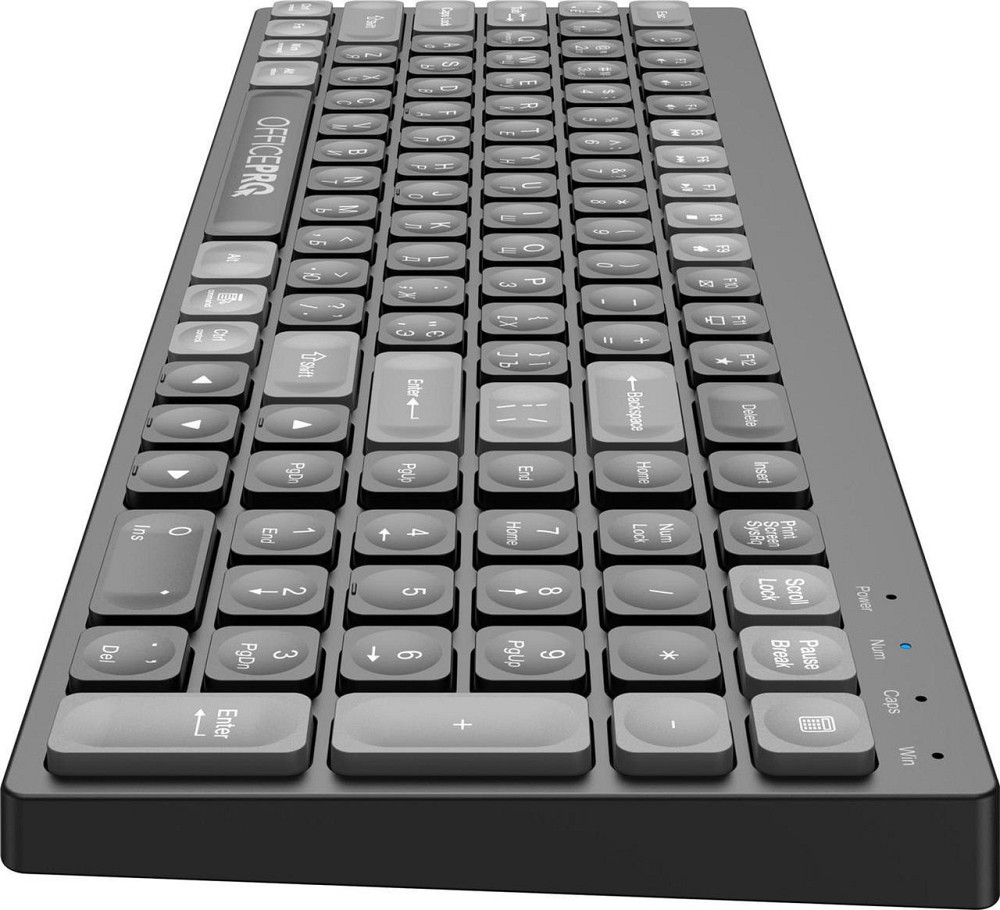 Клавіатура бездротова OfficePro SK985B Bluetooth Black Чорний Харків - фото 5