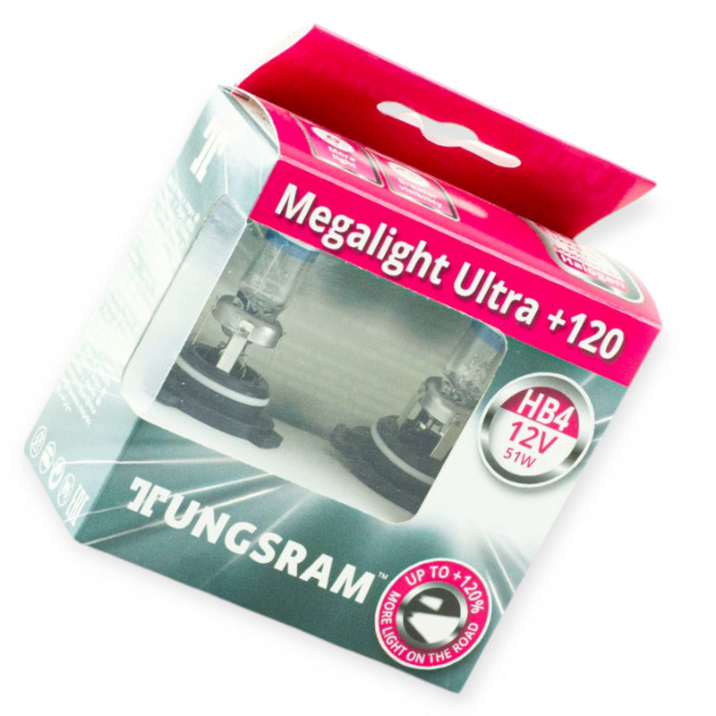 Автолампа 12V 51W Tungsram Ultra 120% HB4 Мукачево - фото 1